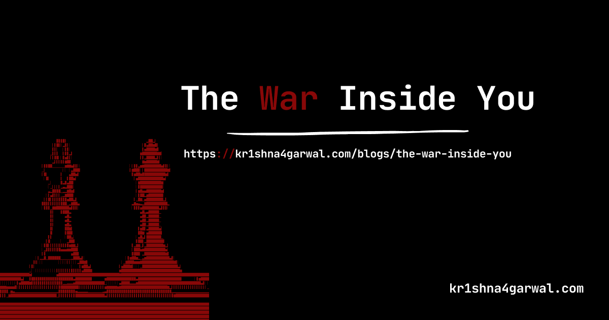 Featured image for "The War Inside You"